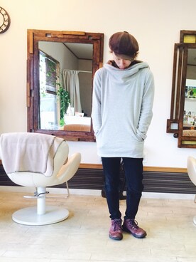 上水流（弟）さん（メンズ・171cm）の冬コーディネート