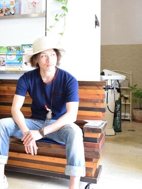 上水流(弟)さん(メンズ・171cm)の夏コーディネート