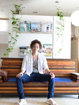 上水流(弟)さん(メンズ・171cm)の夏コーディネート