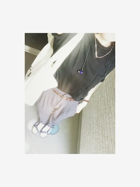 「アイテム（バングル/リストバンド）」を使った、麻生さん（レディース・152cm・20代）の夏コーディネート