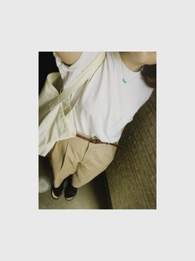 「アイテム（バングル/リストバンド）」を使った、麻生さん（レディース・152cm・20代）の夏コーディネート