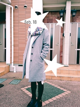 「MAJESTIC LEGON（マジェスティックレゴン）のアイテム（チュニック）」を使った、moeさん（レディース・161cm）の冬コーディネート