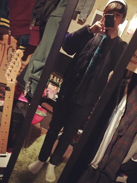 「no brand（ノーブランド）のアウター脱ぎバージョン（その他、その他）」を使った、kazikaziさん（メンズ・164cm）の冬コーディネート