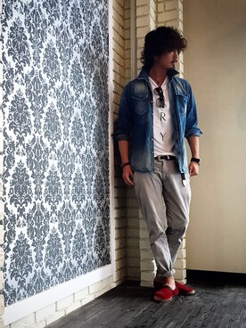 「サタデーズ ニューヨークシティ (Saturdays NYC)」｜「アイテム（アナログ腕時計）」を使った、kazuさん（メンズ・175cm）の春コーディネート