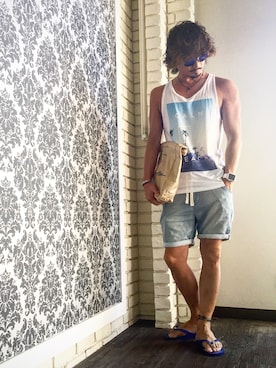 kazuさん（メンズ・175cm）の夏コーディネート