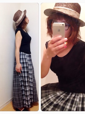 あっこさん（レディース・161cm）の夏コーディネート