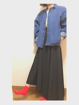 うめ かんな。さん（レディース・160cm）の春コーディネート