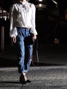 うめ かんな。さん（レディース・160cm）の冬コーディネート