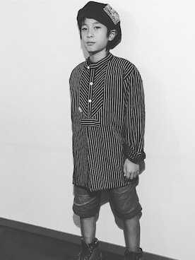 「Danner（ダナー）のアイテム」を使った、daikichiさん（キッズ・142cm）の秋コーディネート