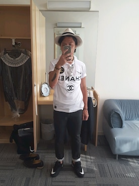 「chanel」｜「アイテム（その他シューズ）」を使った、Ryohsukeさん（メンズ・169cm）の夏コーディネート