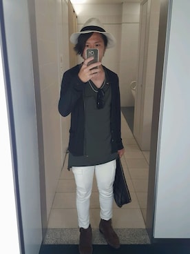 「ONLY（オンリー）のアイテム（シューズ）」を使った、Ryohsukeさん（メンズ・169cm）の夏コーディネート