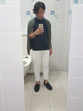 「ビットローファー」｜「アイテム（その他シューズ）」を使った、Ryohsukeさん（メンズ・169cm）の夏コーディネート