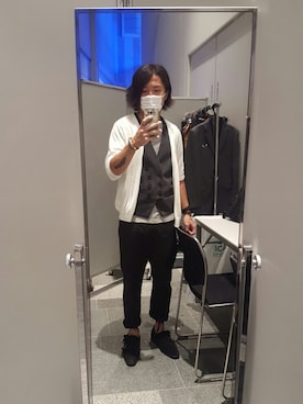 「ダブルモンク」｜「アイテム（アクセサリー）」を使った、Ryohsukeさん（メンズ・169cm）の秋コーディネート