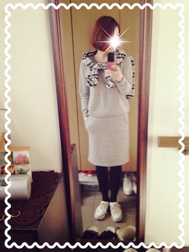 ゆうすかさん（レディース・163cm）の春コーディネート