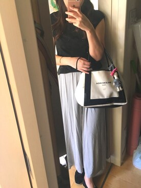 「Demodee（デモデ）のアイテム（キーホルダー）」を使った、maicoさん（レディース・158cm）の夏コーディネート