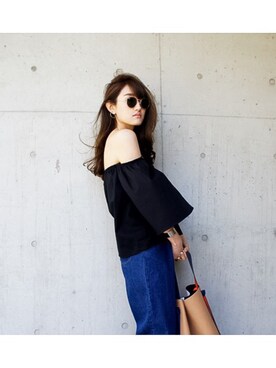 「フレアスリーブ」｜lalunastyleさん（レディース・165cm）の春コーディネート