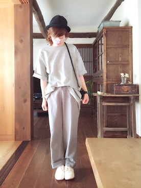 「present（プレゼント）のアイテム（その他）」を使った、ましろさん（レディース・152cm）の春コーディネート