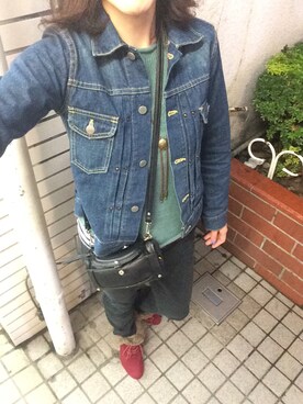 「La TOTALITE（ラトータリテ）のアイテム（ジャケット/アウター）」を使った、さとみさん（レディース・160cm）の秋コーディネート