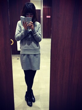 Sayaka Nozakiさん（レディース・160cm）の冬コーディネート