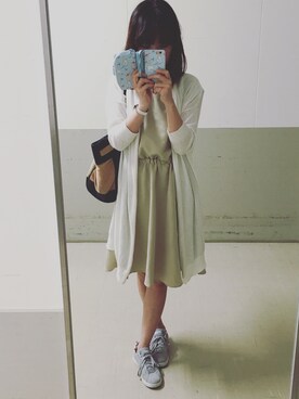 Sayaka Nozakiさん（レディース・160cm）の春コーディネート