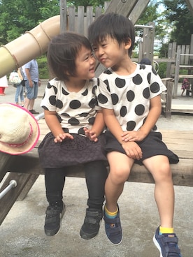 　　akiko_myclozetteさん（キッズ・90cm）の夏コーディネート