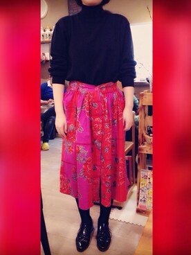 「KENZO」｜「アイテム（パンプス）」を使った、ねぴあさん（レディース・161cm）の春コーディネート