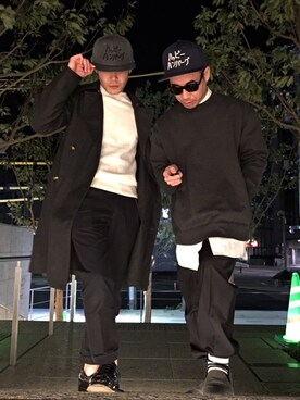 「アイテム（その他アウター）」を使った、mino さん（メンズ・168cm・20代）の冬コーディネート