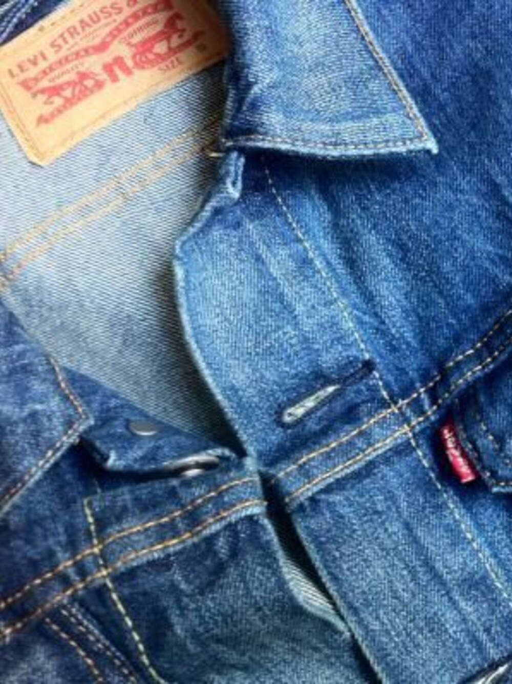 「Levi'sのアイテム（デニムジャケット、ブルー系）」を使った、荒木@kidさん（メンズ・173cm）の冬コーディネートの1枚目の写真