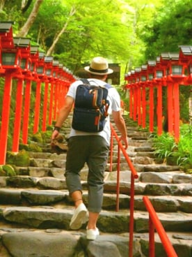 「貴船神社」｜KЁЙZÖÜさん（メンズ・168cm）の秋コーディネート