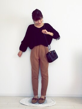 「DHOLIC（ディーホリック）のアイテム（ブレスレット）」を使った、*॰ॱみや⑅◡̈*さん（レディース・161cm）の秋コーディネート