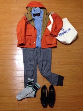 「BEAMS BOY（ビームスボーイ）のアイテム（ナイロンジャケット）」を使った、HINAさん（レディース・152cm）の春コーディネート