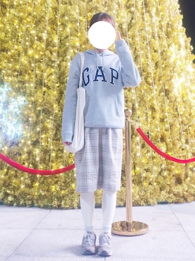 「アイテム（ジャージ）」を使った、黄帅帅さん（レディース・162cm・10代）の冬コーディネート