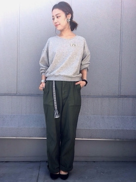 yoshida kanaさん（レディース・156cm）の春コーディネート