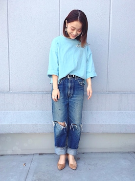 yoshida kanaさん（レディース・156cm）の春コーディネート