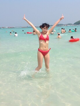 「2% TOKYO（トゥーパーセントトウキョウ）のアイテム」を使った、埼鈺さん（レディース・162cm）の夏コーディネート