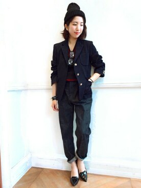 「ＩＶＹ」｜「アイテム（ジャケット/アウター）」を使った、Loungedressさん（レディース・160cm）の秋コーディネート