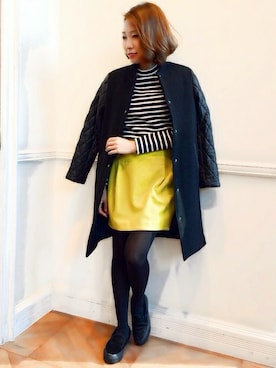 「LOUNGEDRESS（ラウンジドレス）のアイテム（ブルゾン）」を使った、Loungedressさん（レディース・160cm）の秋コーディネート