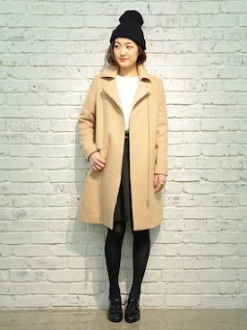 「LOUNGEDRESS（ラウンジドレス）のアイテム（その他アウター）」を使った、Loungedressさん（レディース・160cm）の秋コーディネート
