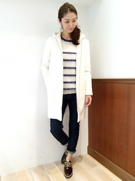 「LOUNGEDRESS（ラウンジドレス）のアイテム（その他アウター）」を使った、Loungedressさん（レディース・160cm）の冬コーディネート