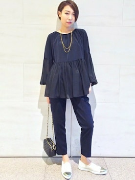 「ボヘミアン」｜Loungedressさん（レディース・160cm）の秋コーディネート