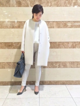 「LOUNGEDRESS（ラウンジドレス）のアイテム（その他アウター）」を使った、Loungedressさん（レディース・160cm）の冬コーディネート
