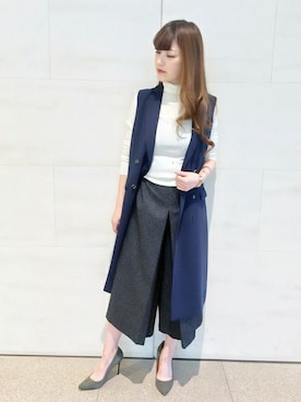 「LOUNGEDRESS（ラウンジドレス）のアイテム（その他アウター）」を使った、Loungedressさん（レディース・160cm）の冬コーディネート