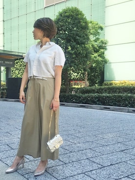 「MOTHER DENIM（マザーデニム）のアイテム」を使った、Loungedressさん（レディース・160cm）の夏コーディネート