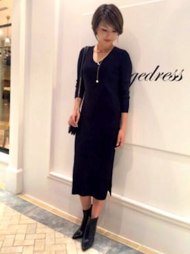 ポイントパールロングネックレスを使ったショップスタッフのコーディネート一覧 Wear