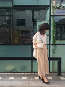 「TELA（テラ）のアイテム」を使った、Loungedressさん（レディース・160cm）の秋コーディネート