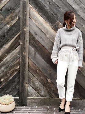 「autumn」｜Loungedressさん（レディース・160cm）の秋コーディネート