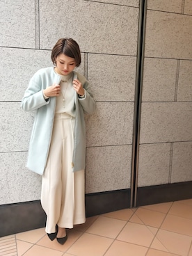 「LOUNGEDRESS（ラウンジドレス）のアイテム（その他アウター）」を使った、Loungedressさん（レディース・160cm）の秋コーディネート