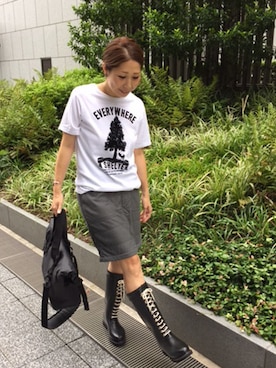 teruaki koyamaさん（レディース・163cm）の夏コーディネート