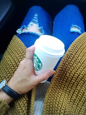 「DHOLIC（ディーホリック）のアイテム（その他アウター）」を使った、acoooさん（レディース・173cm）の冬コーディネート