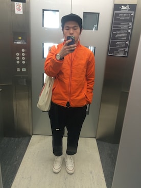 「JUNYA WATANABE MAN（ジュンヤワタナベマン）のアイテム（ブルゾン）」を使った、だーしまさん（メンズ・170cm）の秋コーディネート